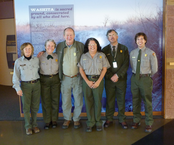Dayton Duncan and Washita Battlefield Staff