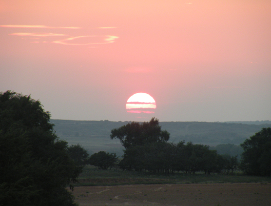 Sunset at Washita