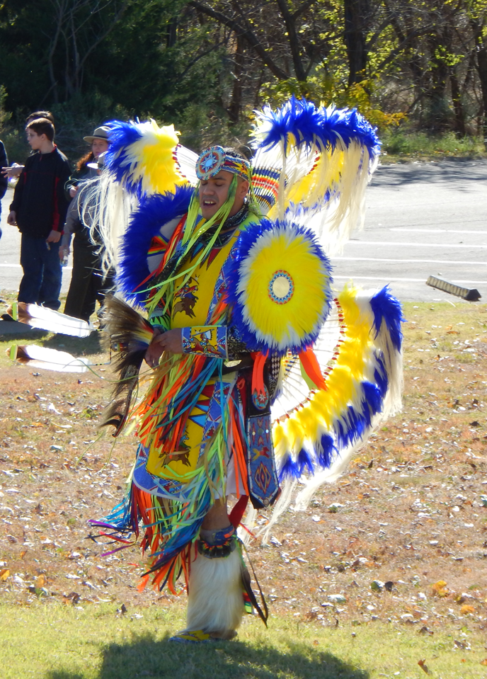 Native American fancy dancing