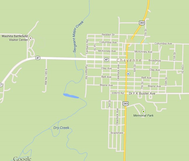 Map of Cheyenne