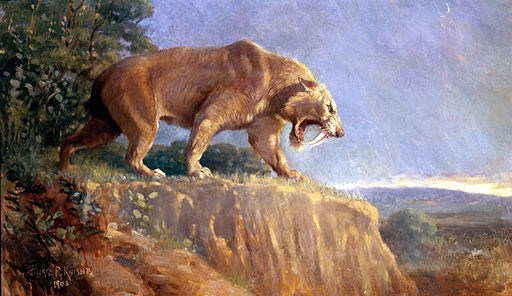 saber toothed tiger ice age