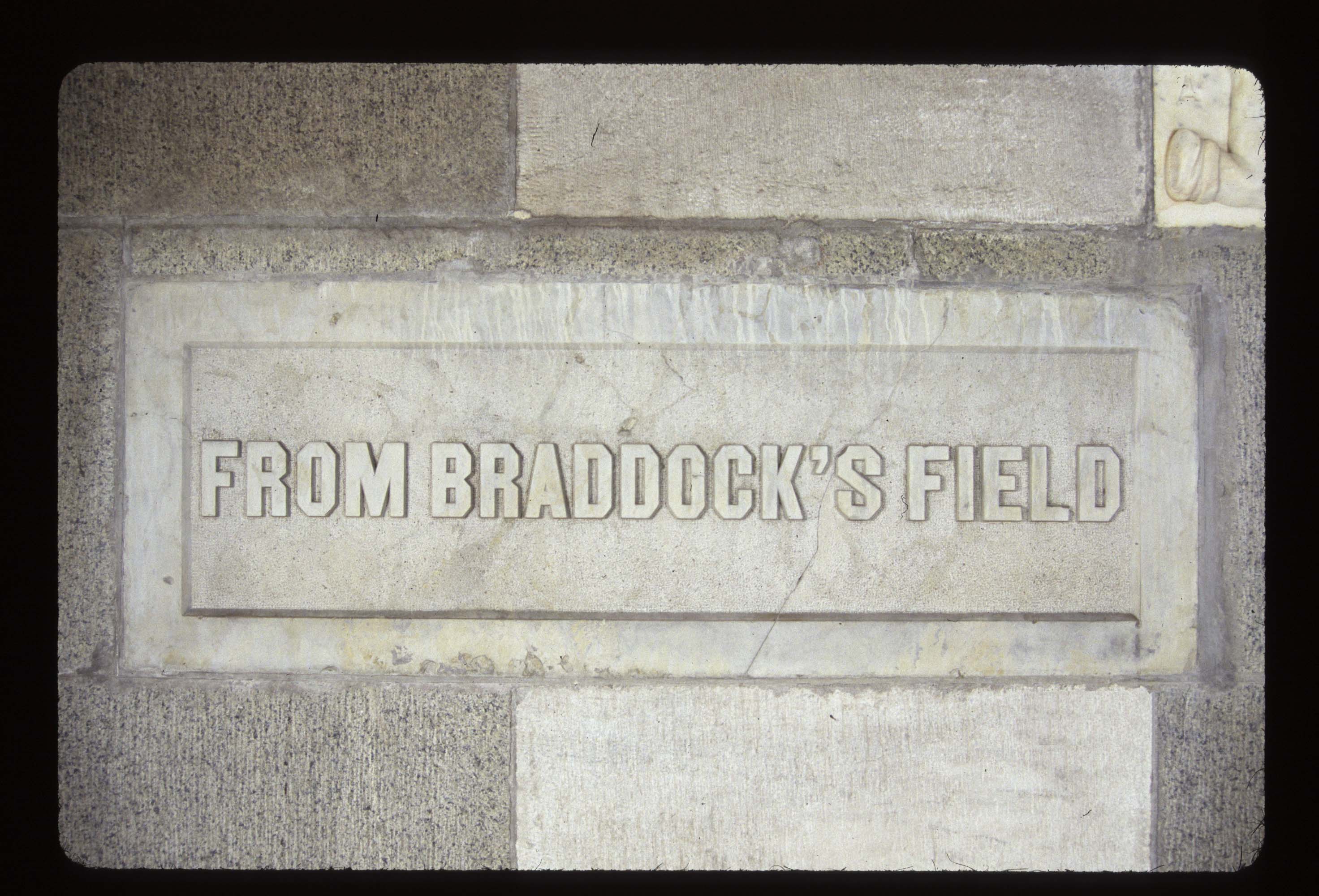Braddocks Field Commemorative Stone