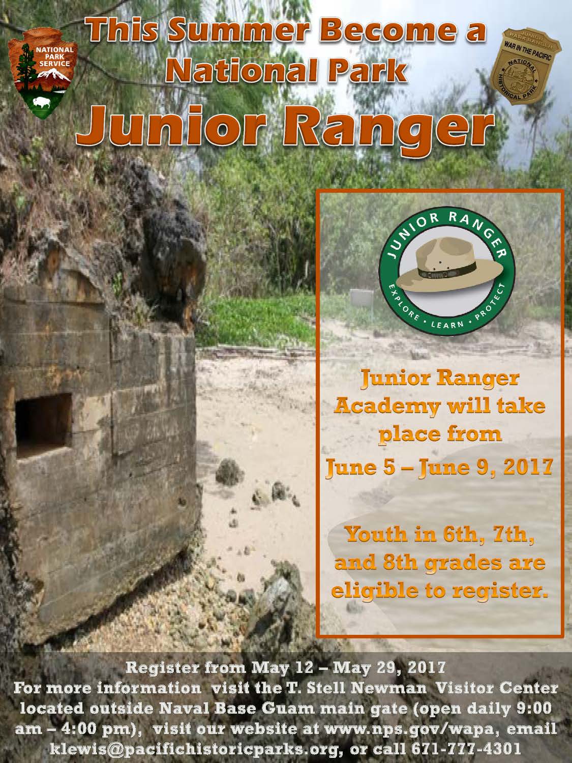 War in the Pacific National Historical Park Hosts Junior Ranger Academy!