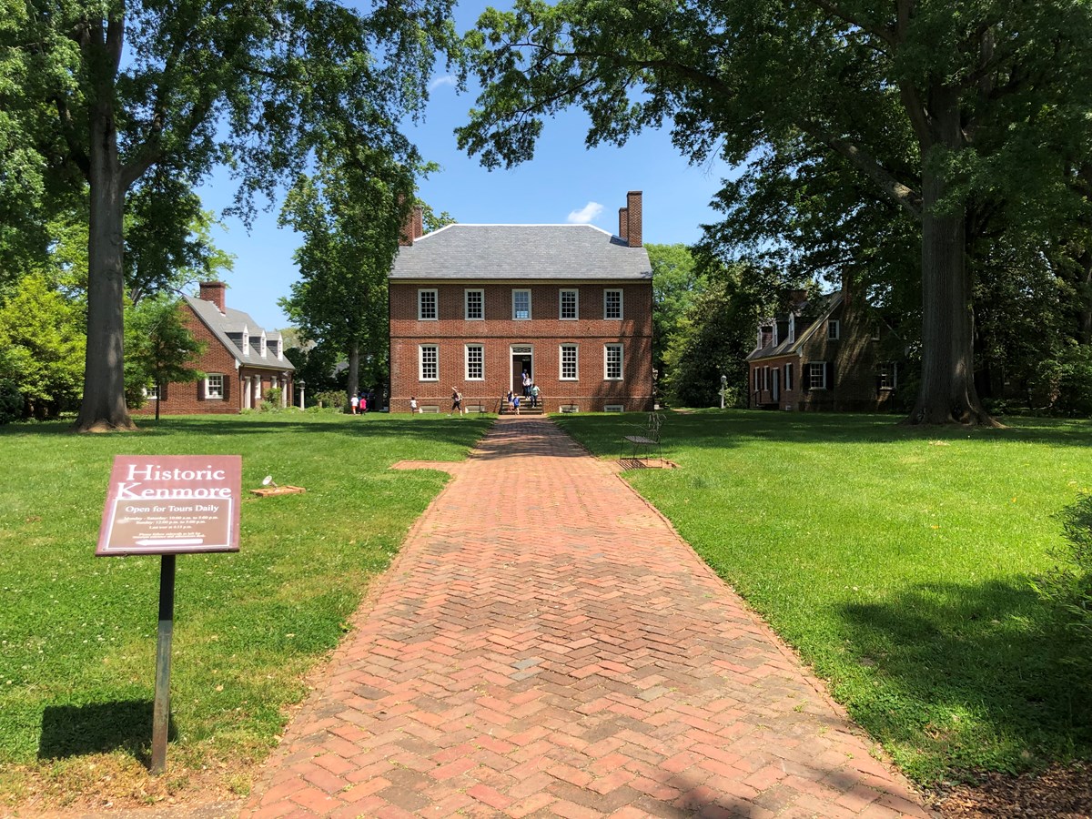 Historic Kenmore Plantation, Fredericksburg, Virginia.