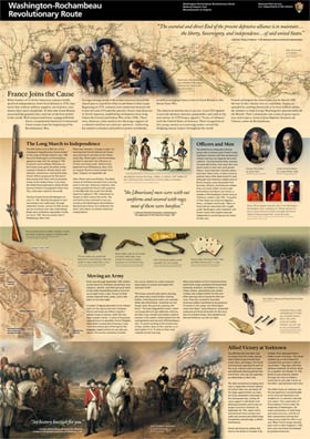 Washington-Rochambeau NHT map and brochure