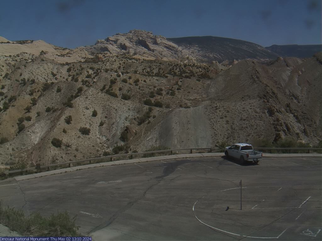 Split Mountain from the webcam