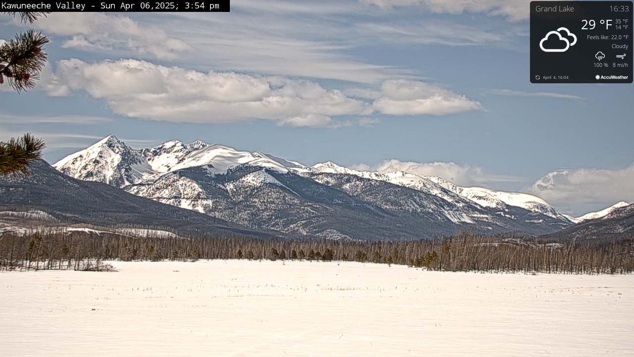 Kawuneeche Valley NPS Webcam