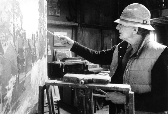 Sperry Andrews in the Young Studio.