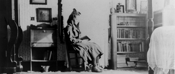 Cora Weir in bedroom Cora Weir in bedroom