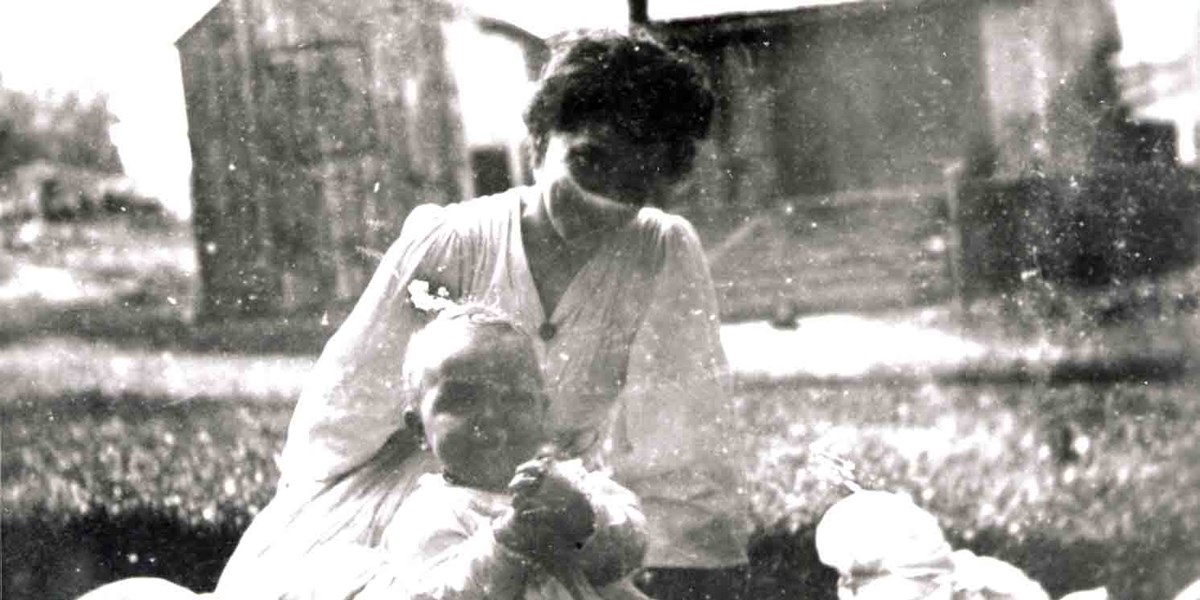 Anna Baker Weir with Julian Weir, Jr. Anna Baker Weir with Julian Weir, Jr.