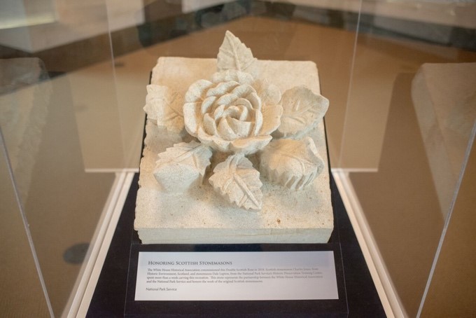 stone rose stone carved in the shape of a rose