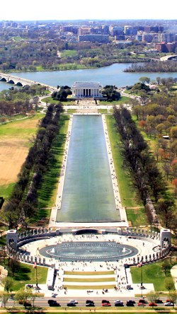 Looking west from the Washington Monument.