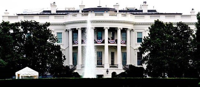 White House viewed from the south