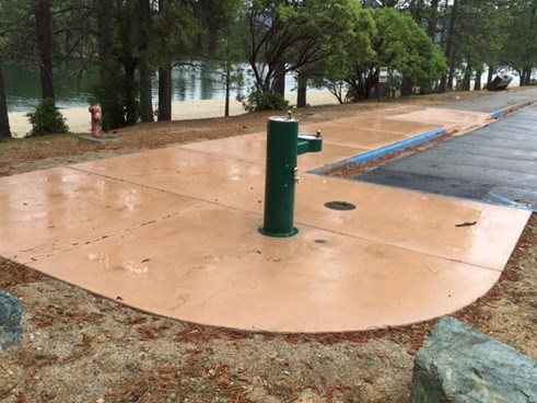 Accessible water fountain