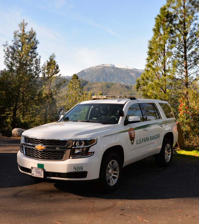 Whiskeytown law enforcement ranger vehicle