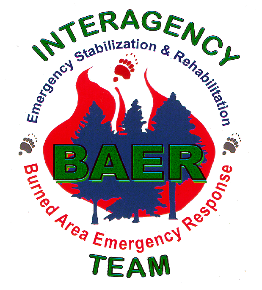 BAER logo Burned Area Emergency Response Team logo.
