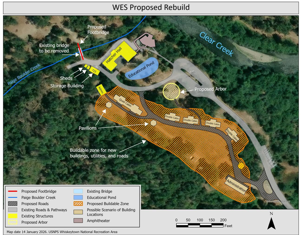 A visual representation of the preferred alternative.