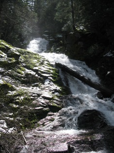 220 ft. Whiskeytown Falls' spring flow