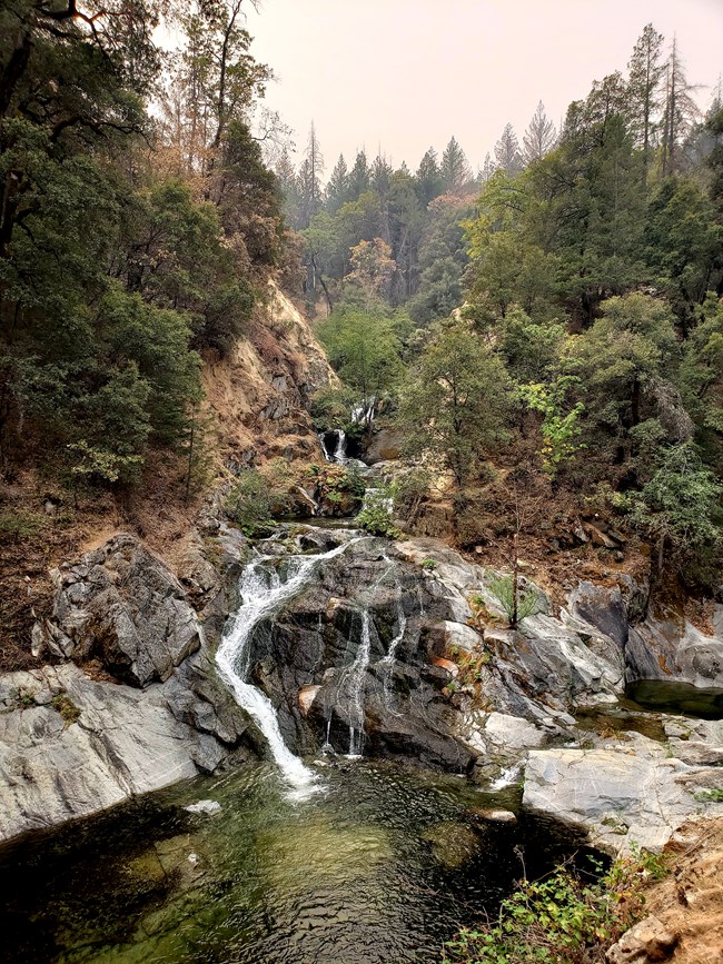 Crystal Creek Falls cascade