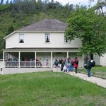 Visitors on a tour of the historic home of Charles Camden. Visitors on a tour of the historic home of Charles Camden.