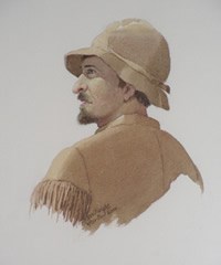 Painting of Dr. Marcus Whitman Painting of Dr. Marcus Whitman