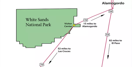 White Sands Map