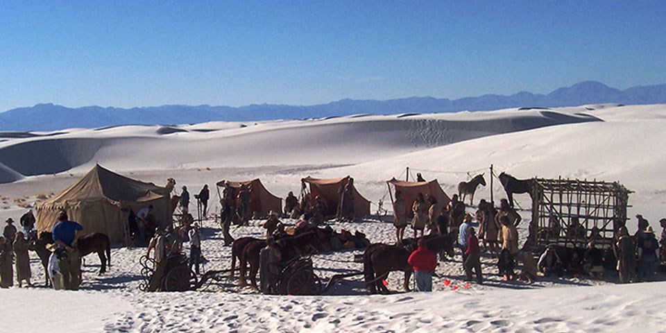 Year One movie set in White Sands