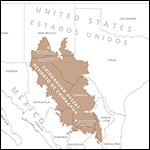 Map of Chihuahuan Desert