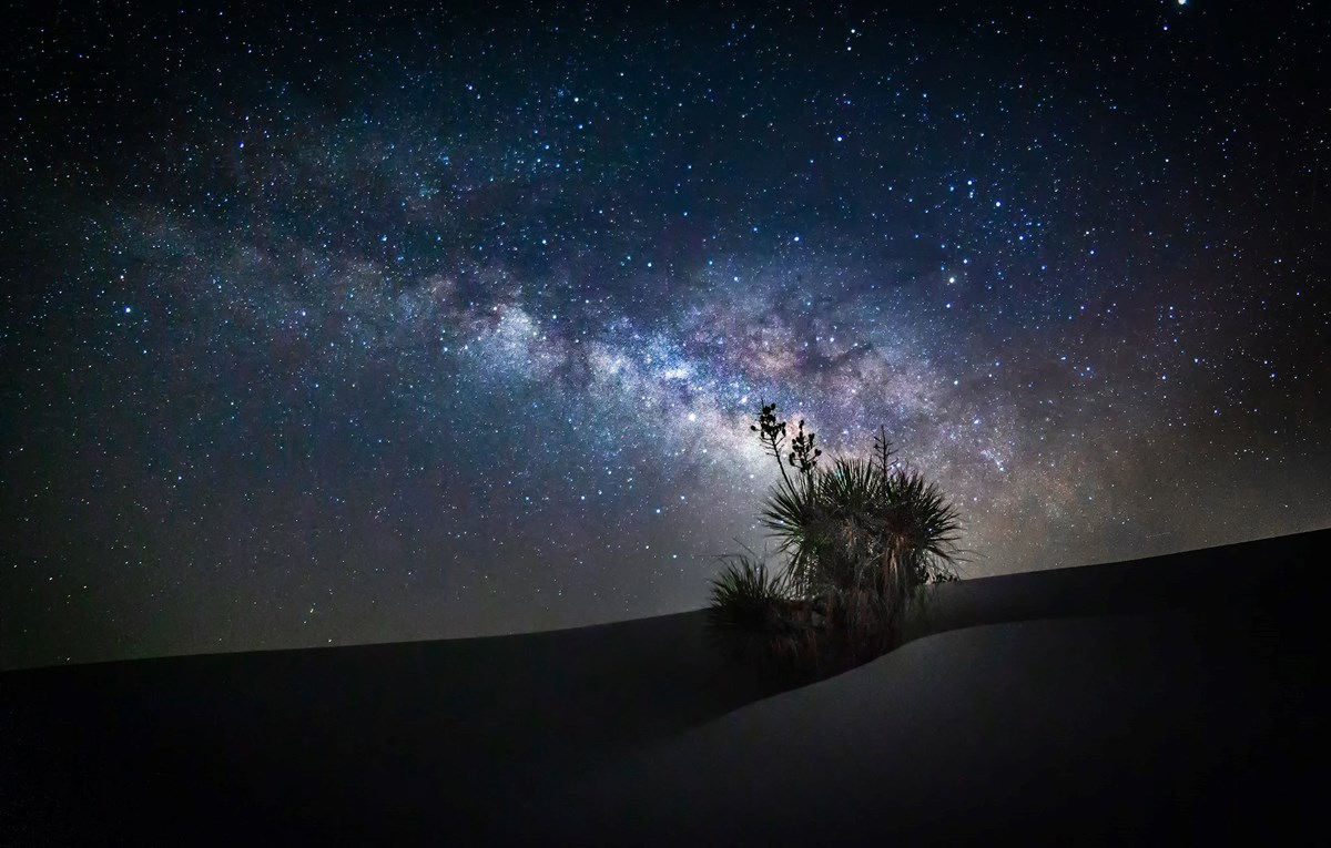 Milky Way over White Sands