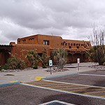 Tan adobe building