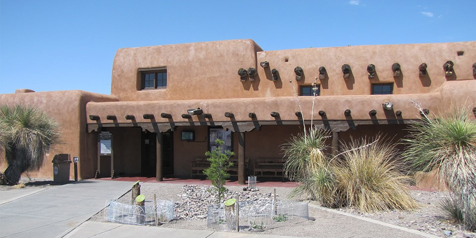 Exterior of visitor center.