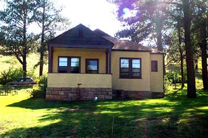 Ranger cabin built in 1935 in the style of simple vernacular Ranger cabin built in 1935 in the style of simple vernacular