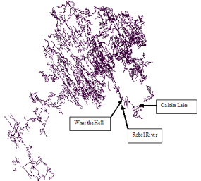 Map of Wind Cave with locations of study sites. Map of Wind Cave with locations of study sites.