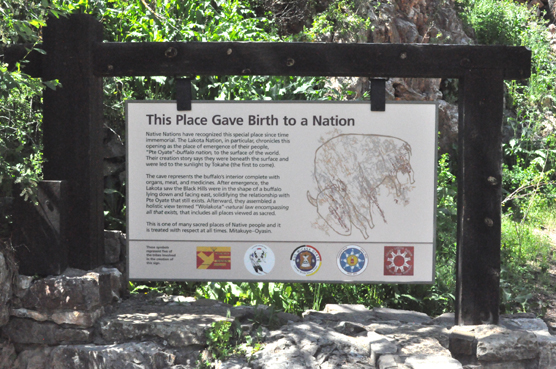 New Natural Entrance Sign. New Natural Entrance Sign.