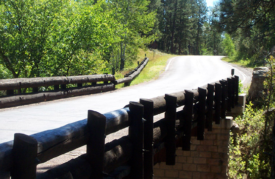 Pig Tail Bridge in Wind Cave National Park