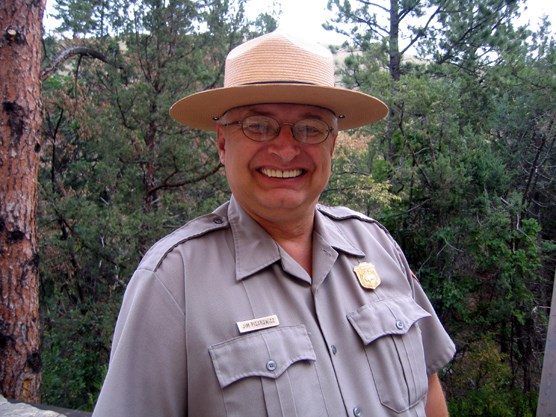 Ranger Jim Pisarowicz, who first explored and documented Mexico's Cave of the Lighted House in 1986.