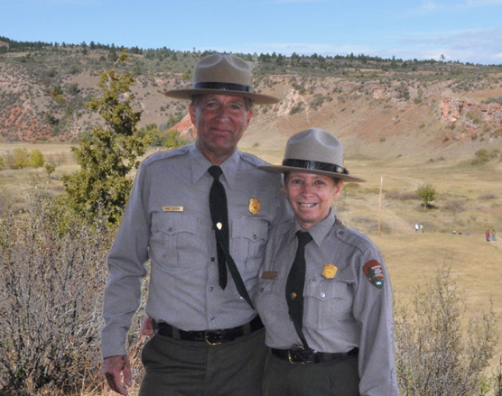 Rangers Mike and Mary Laycock.