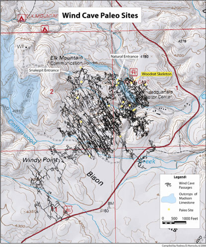 Wind Cave Paleo Sites