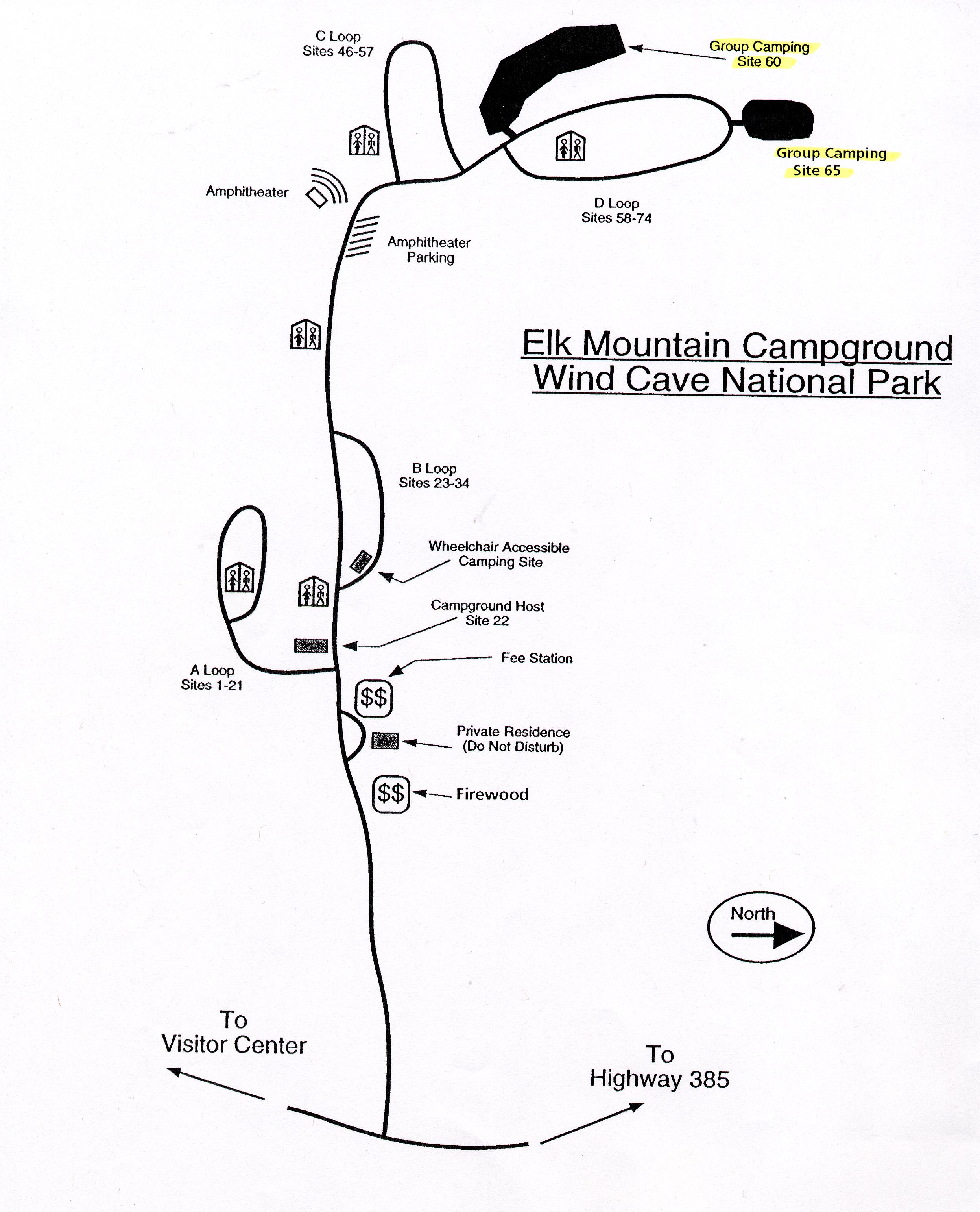Campground Map Campground Map