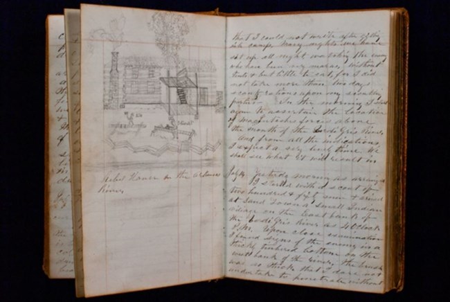 Pages from the Albert C. Ellithorpe Civil War Diary