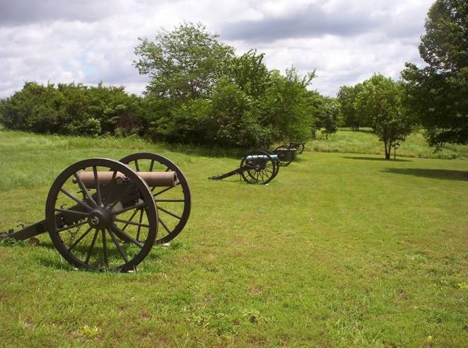 Totten's Battery (Battery F, 2nd U.S. Artillery) on Bloody Hill