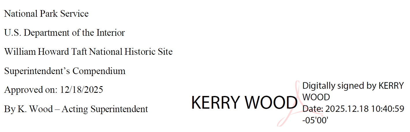 Digital signature of Kerry Wood dated December 18, 2025.