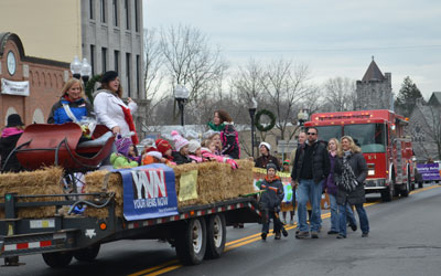Parade Grand Marshall leads everything.