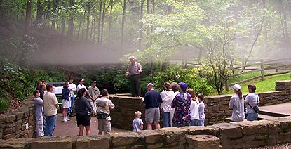 Fog At Mammoth Cave Entrance