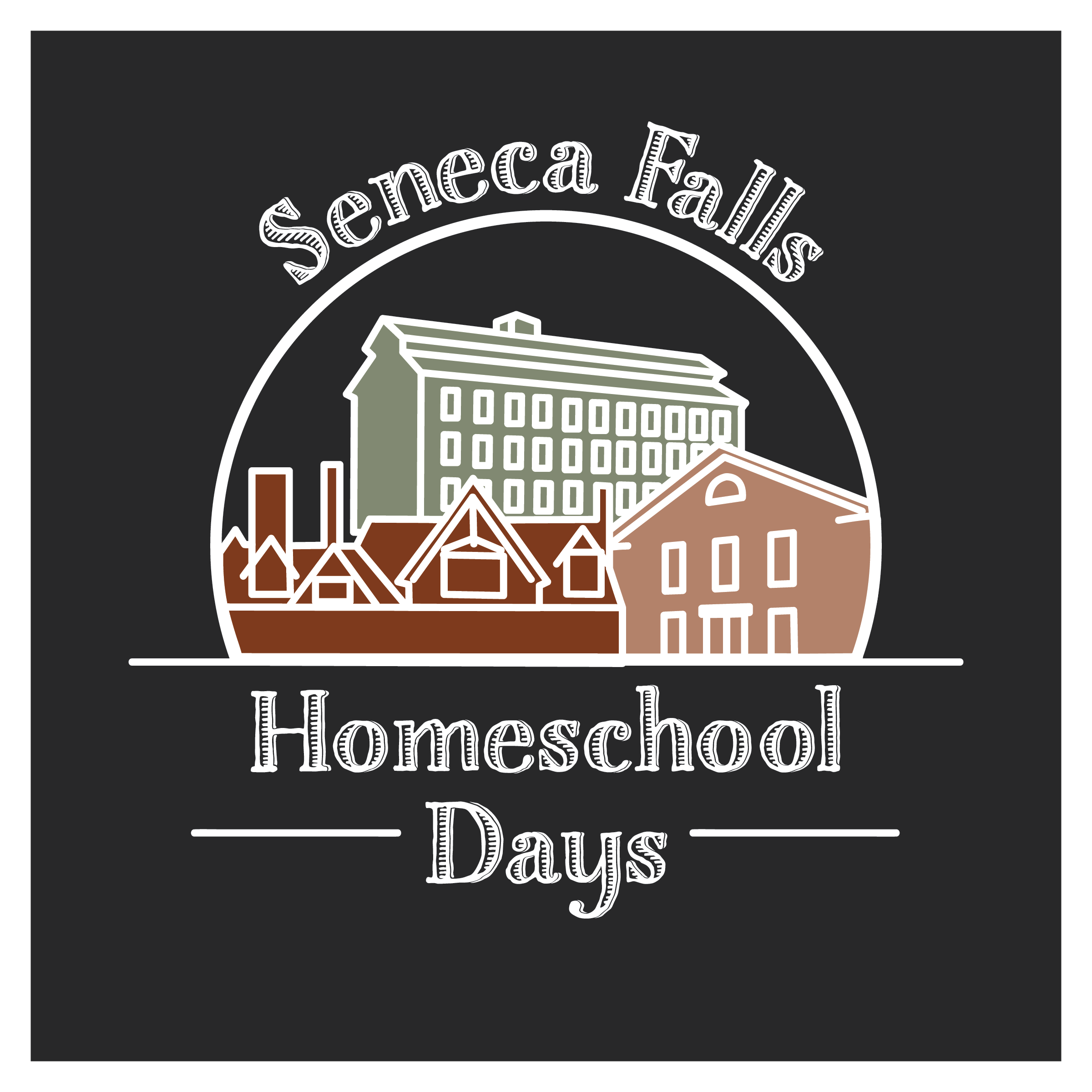 HomeschoolDaysLogoWhite-01 A graphic for "Seneca Falls Homeschool Days"