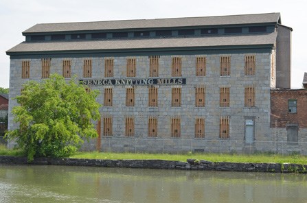 Seneca Falls Knitting Mill which was in operation at the time of the First Women's Rights Convention in 1848