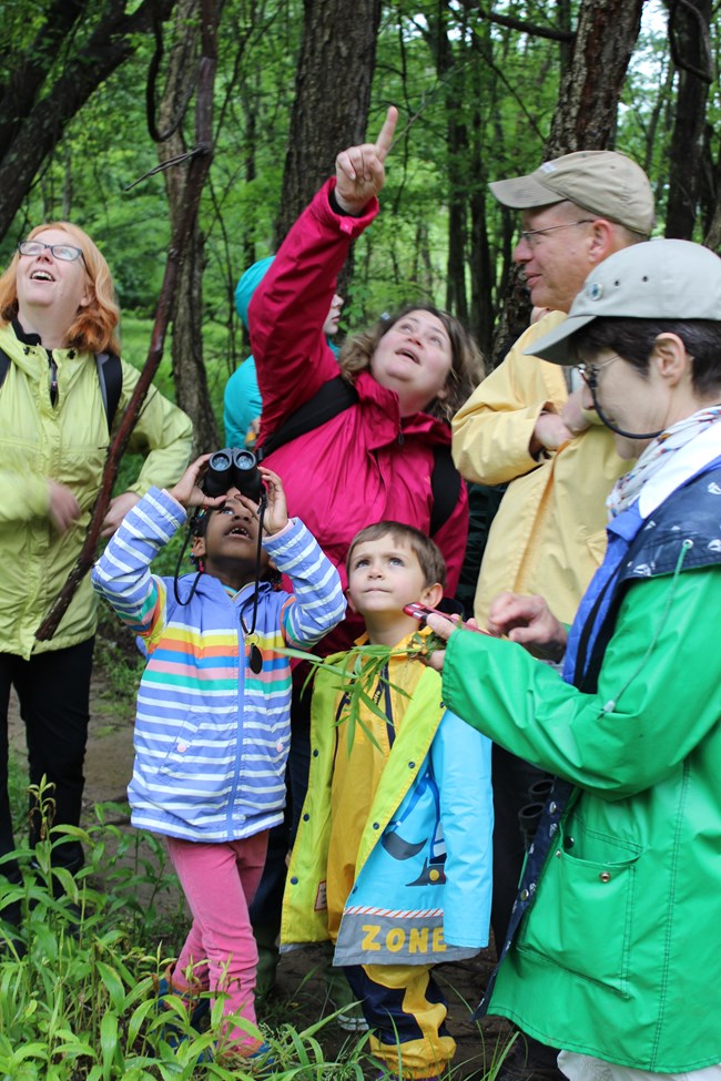 Participants of a "BioBlitz" event in 2016.