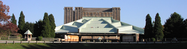 Filene Center on a bright sunny day.