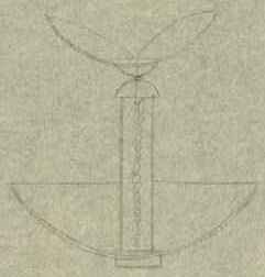 Orville's sketch of the Penaud helicopter.