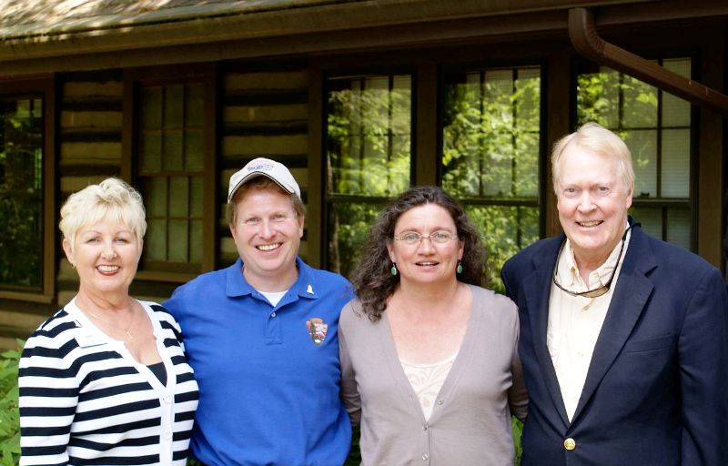 Members of the National Park Service and First Flight Foundation participate in a Friends Group Workshop